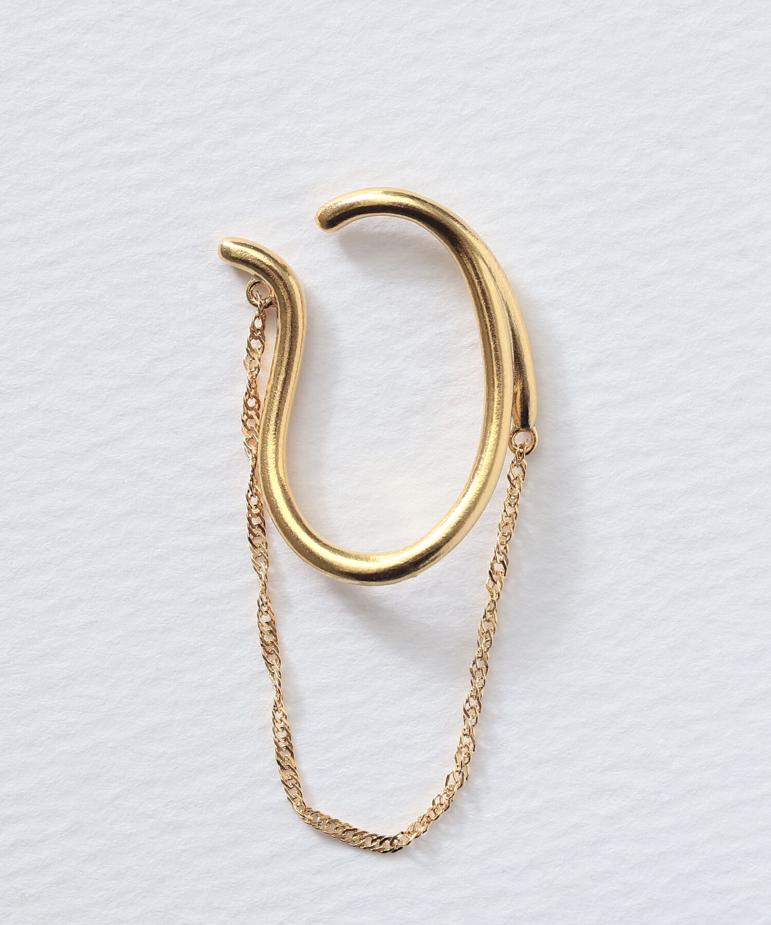  「silver925 ロングスクリューチェーン イヤーカフ（ニッケルフリー）」|イヤーカフ|