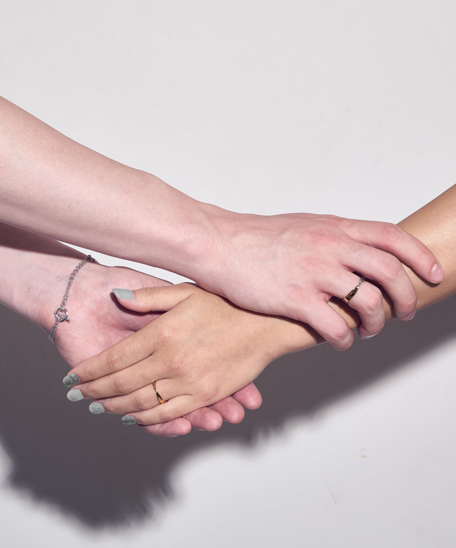 JUPITER「【SV925】リボンクロスリング/ペア/コンビカラー」|リング|