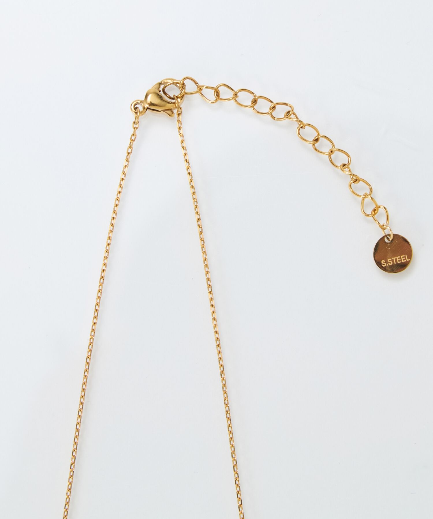 Phoebe「【金属アレルギー対応】スリークハートネックレス　ゴールド/サージカルステンレス」|ネックレス|