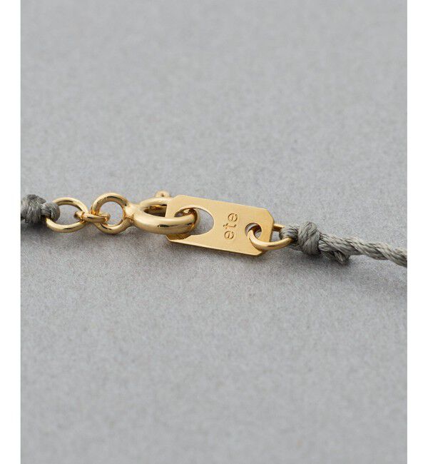 ete「【先行予約】[スウィングドロップ] ナチュラルストーン コード ネックレス」|ネックレス|