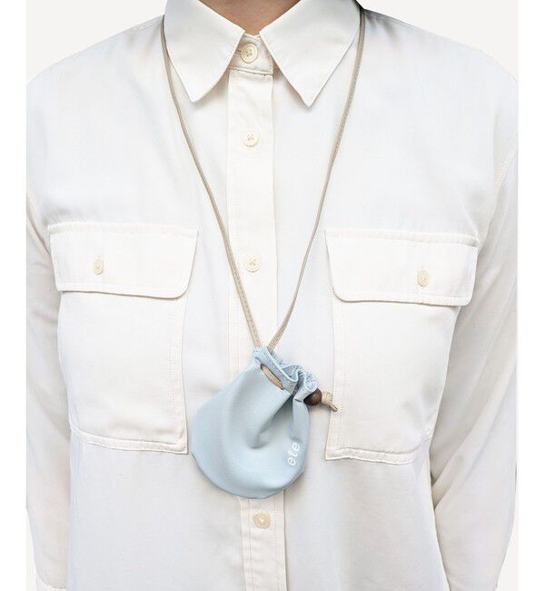 ete「【先行予約】[スウィングドロップ] ナチュラルストーン コード ネックレス」|ネックレス|