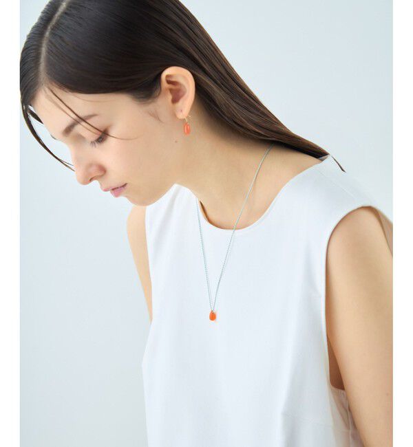 ete「【先行予約】[スウィングドロップ] ナチュラルストーン コード ネックレス」|ネックレス|