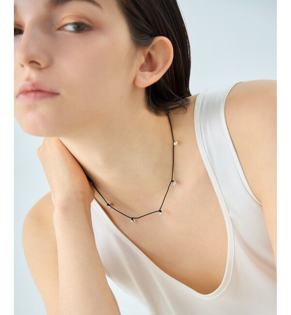 ete「【先行予約】[ポルカドット] コード チョーカー」|ネックレス|