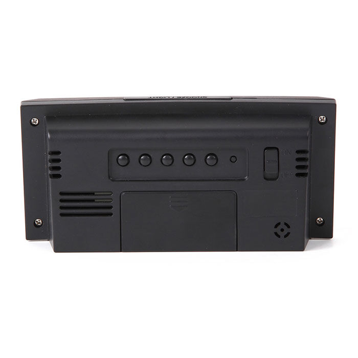 BACKYARD FAMILY「置き時計 電波 通販 おしゃれ デジタル 置時計 目覚まし時計 書斎 オフィス 木目調 寝室」|クロック・置時計|