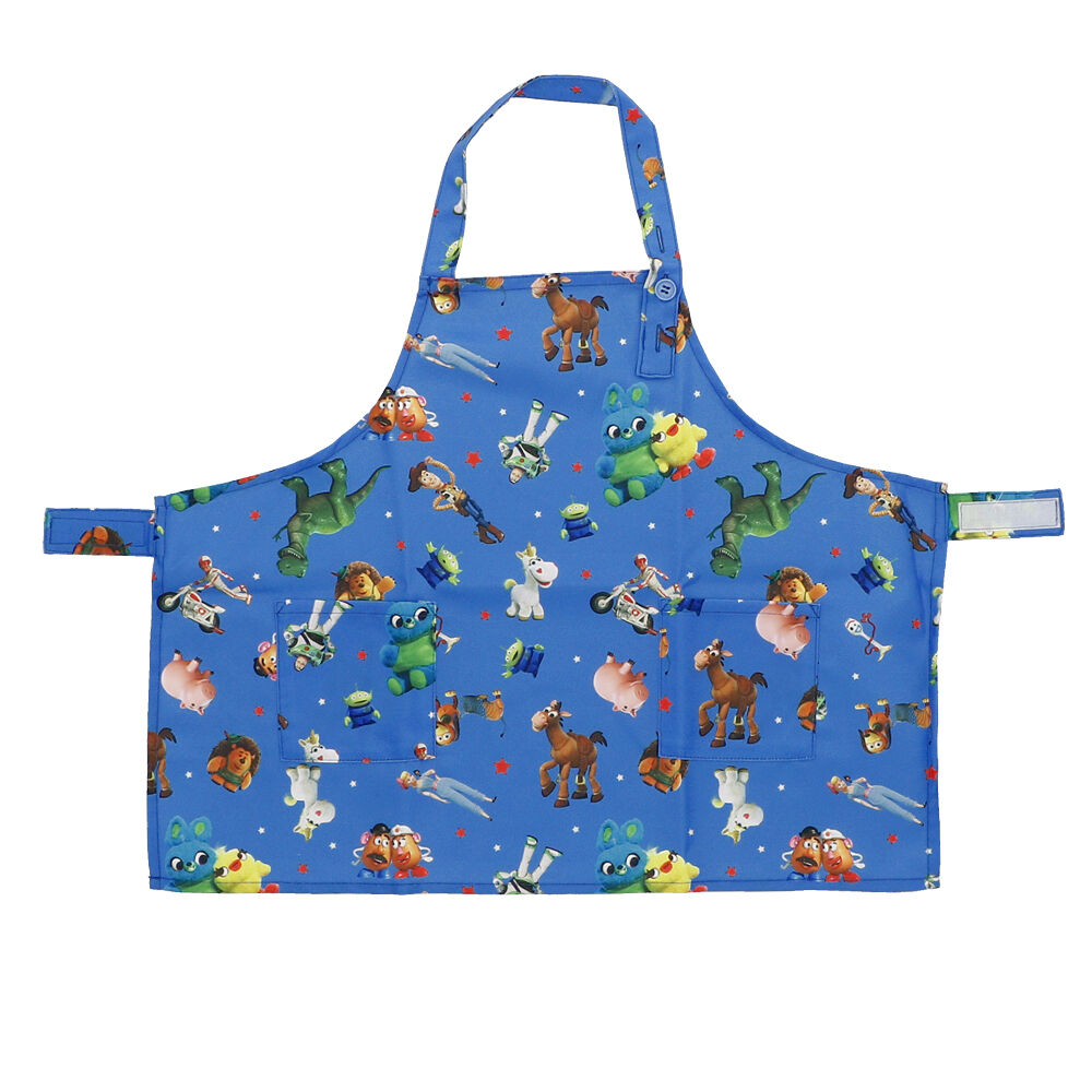 BACKYARD FAMILY「エプロン 子供用 おしゃれ 通販 キッズ かわいい プリンセス アナ雪 アリエル ミニーマウス」|食器・キッチングッズ|ブルー2