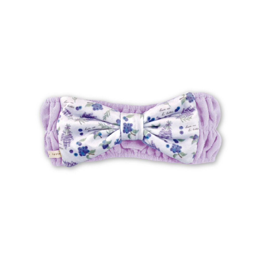 BACKYARD FAMILY「ヘアバンド かわいい 通販 ヘッドバンド ヘアアクセサリー ヘアターバン ターバン リボン」|ヘアスタイリング|パープル1