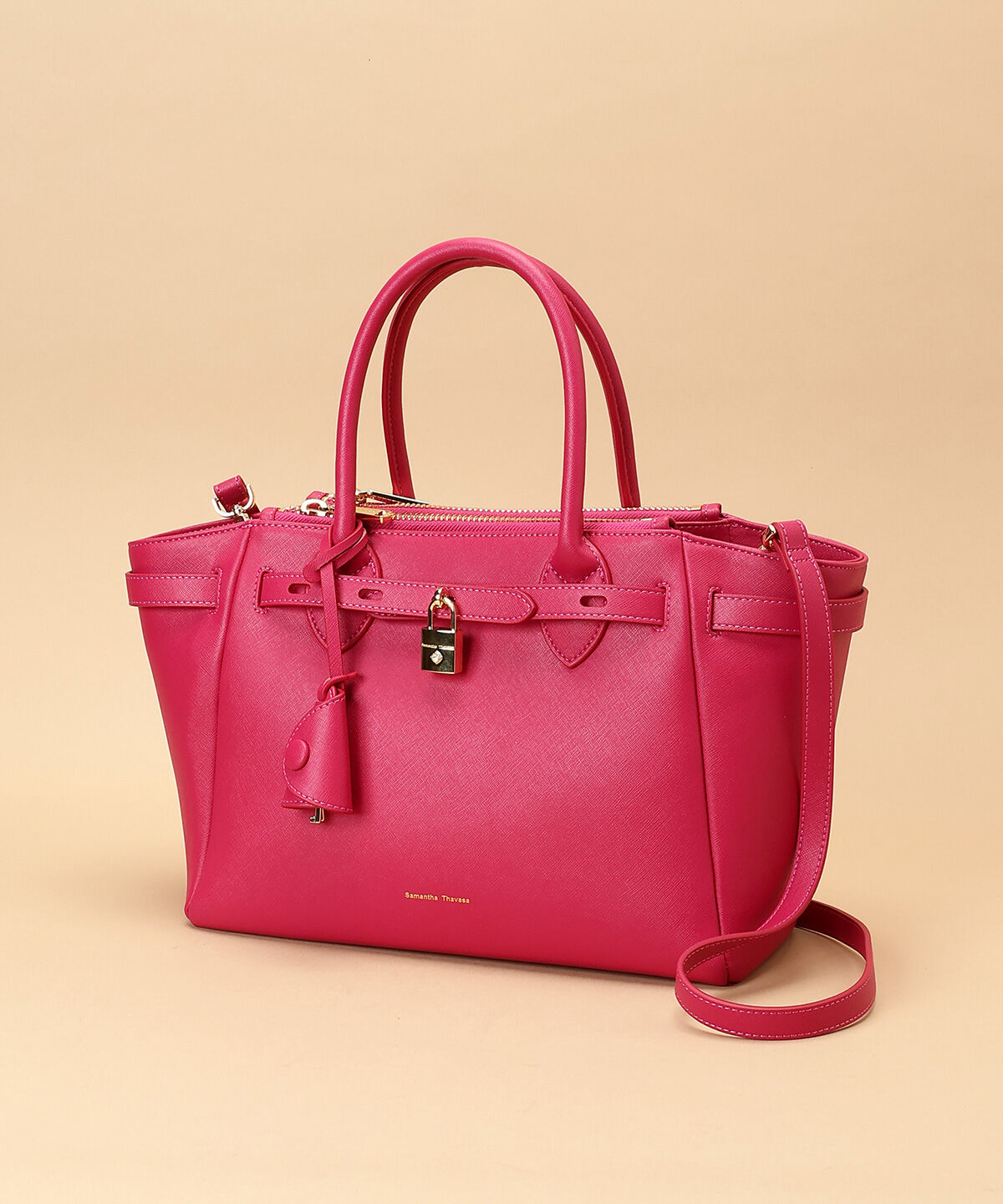 Samantha Thavasa「ベルトデザイン サマンサアゼル 大サイズ」|ハンドバッグ|