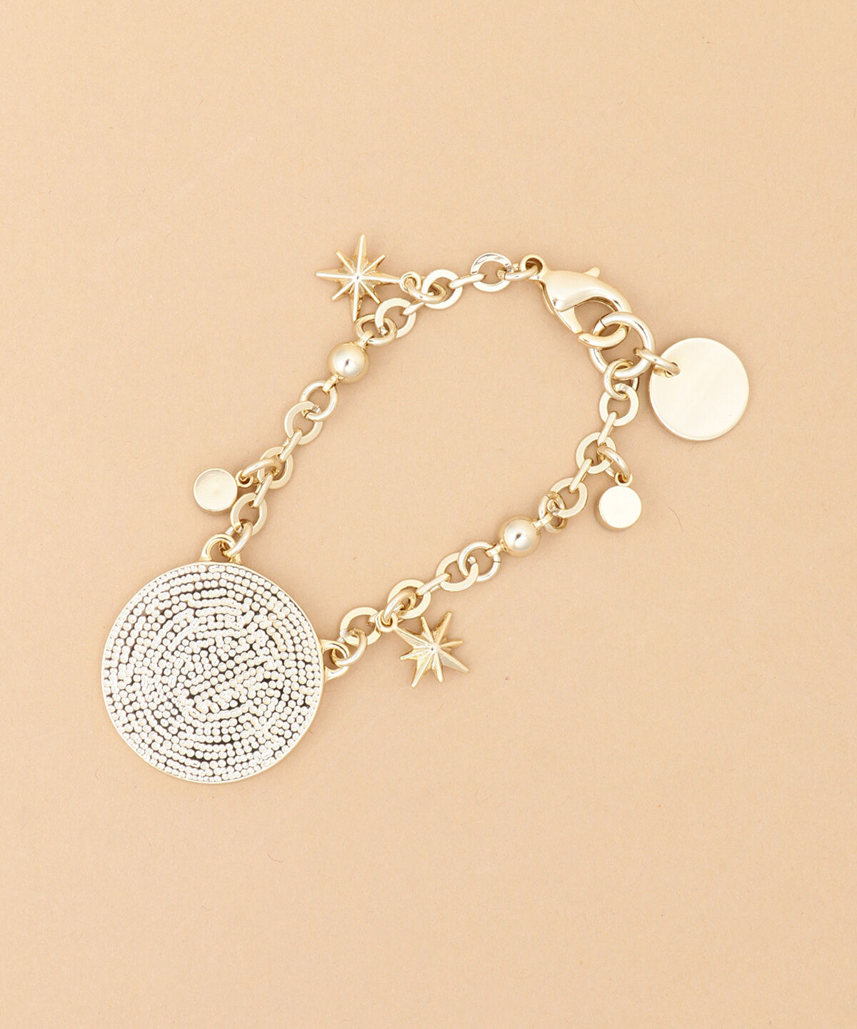 Samantha Thavasa「シャイニーイニシャルバッグチャーム T」|チャーム・キーホルダー|