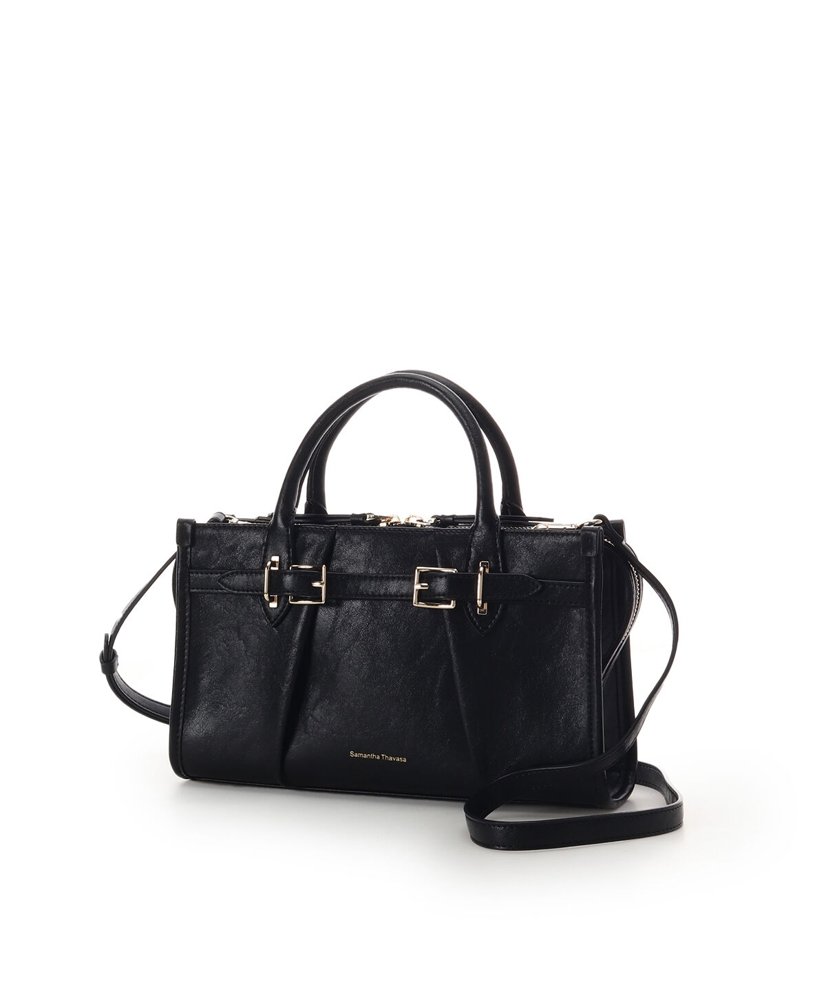 Samantha Thavasa「ベルトデザインワイドハンドバッグ」|ハンドバッグ|
