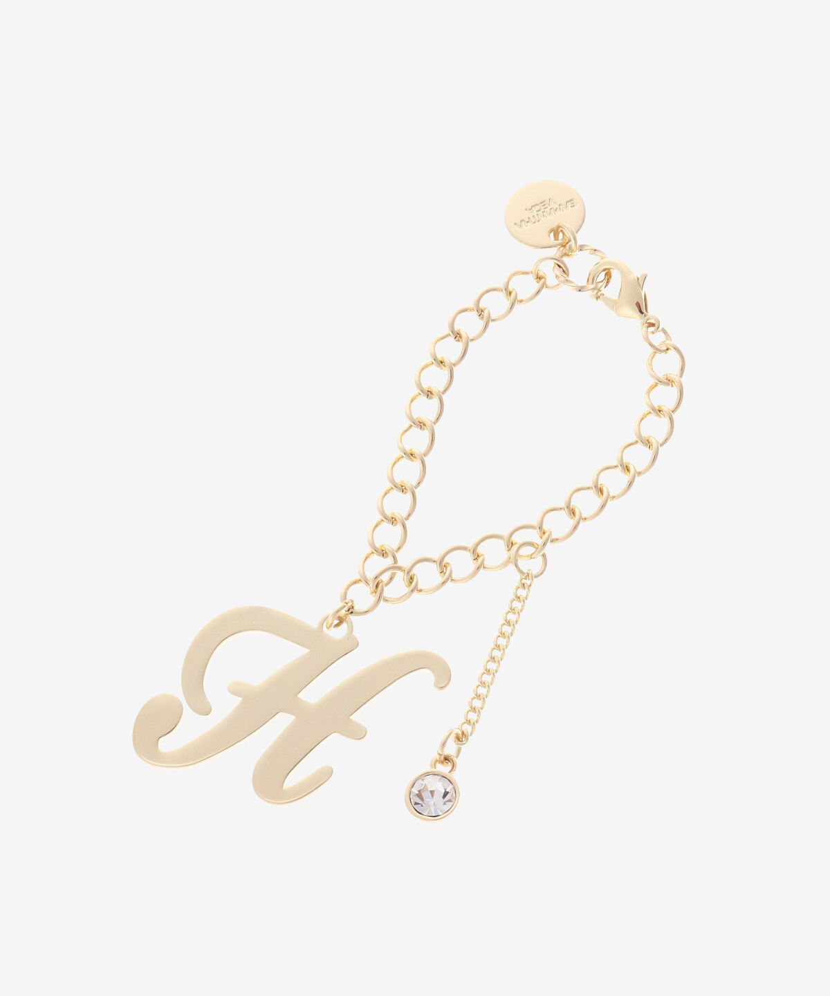 Samantha Vega「シンプルイニシャルチャーム(H)」|チャーム・キーホルダー|ゴールド