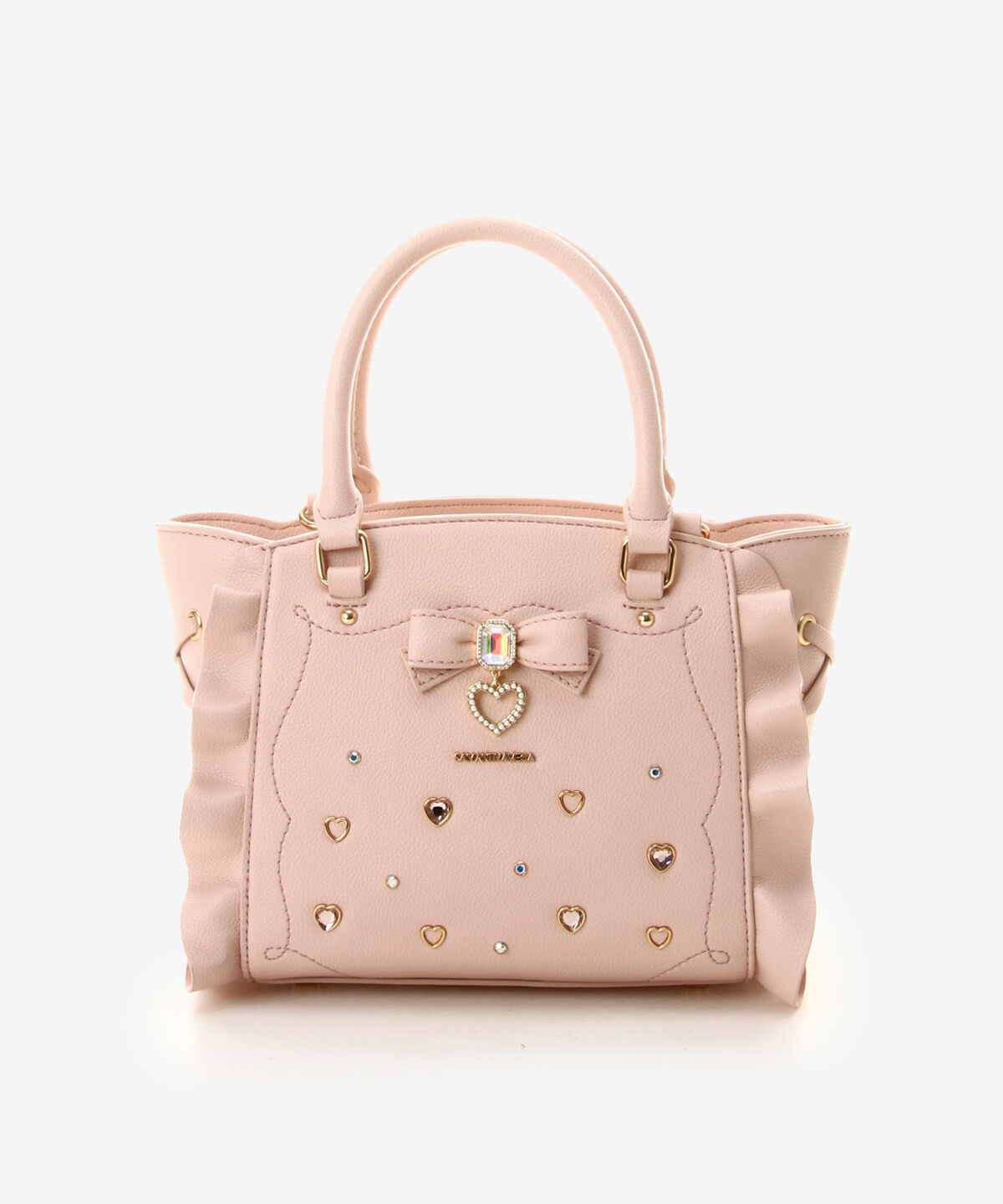 Samantha Vega「サイドレースアップリボンビジューミニフラッター」|ショルダー・メッセンジャー|