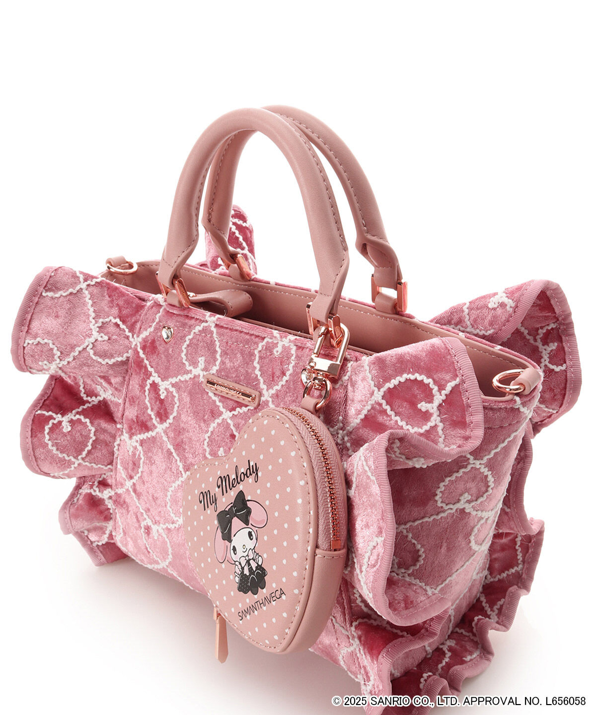 Samantha Vega「「マイメロディコレクション」フリルハンドバッグ」|ハンドバッグ|