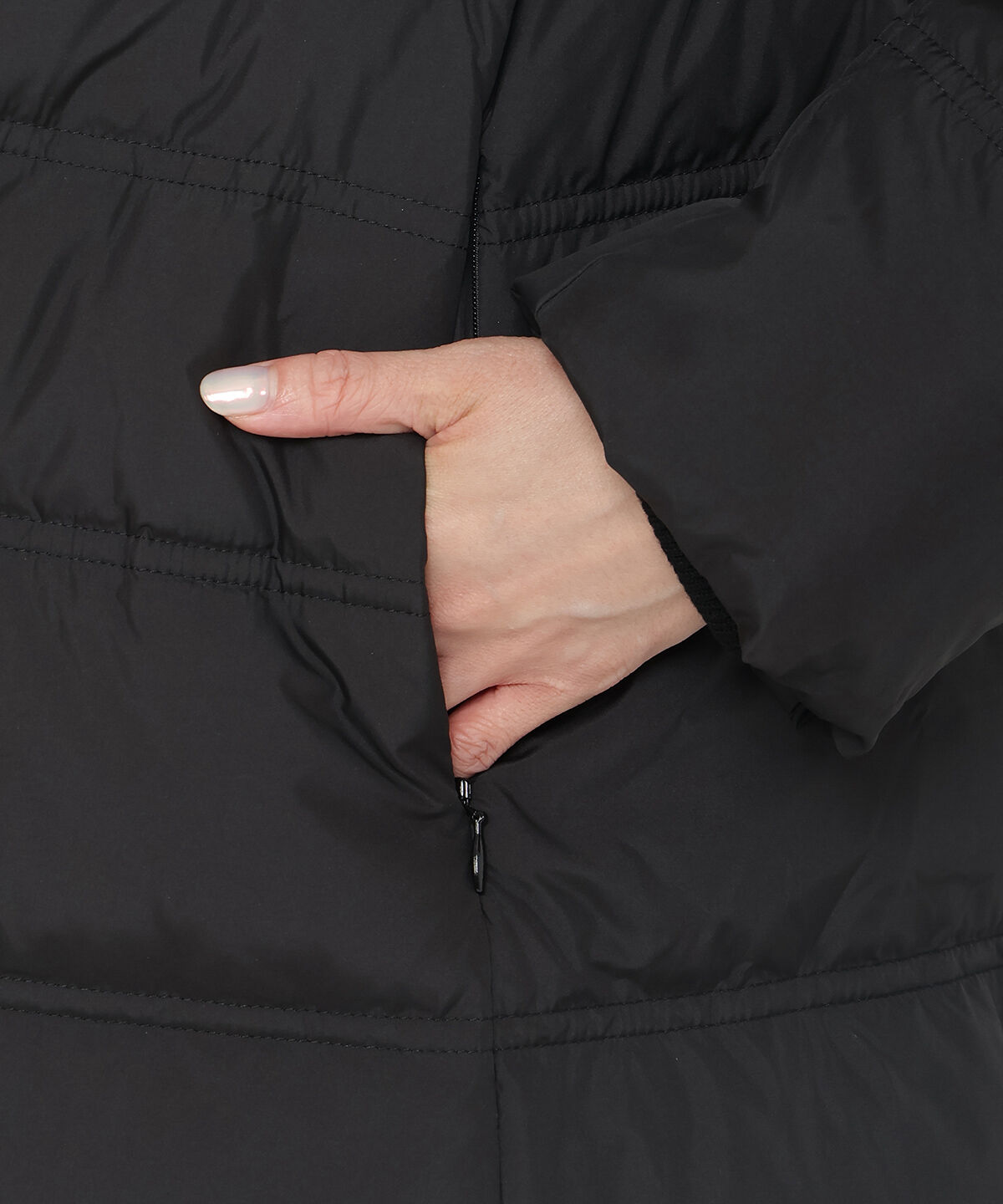 アンドクチュール「FOXファー付きミディアムロングダウン」|ダウン|