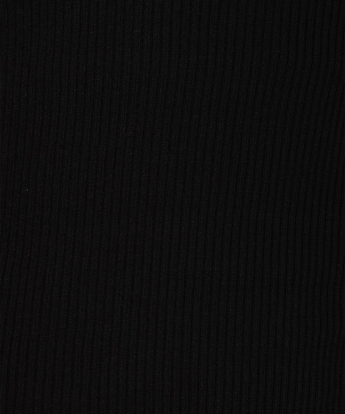 アンドクチュール「アシメＶネック長袖プルオーバー」|ニット・セーター|