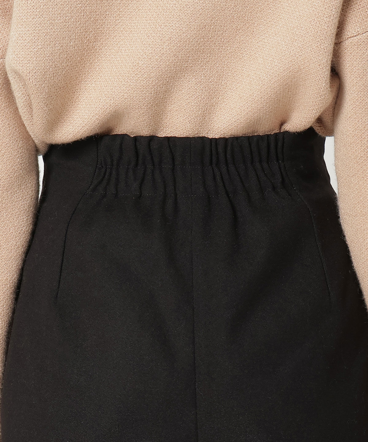 REDYAZEL「ハイウエストラップミニスカパン」|台形|