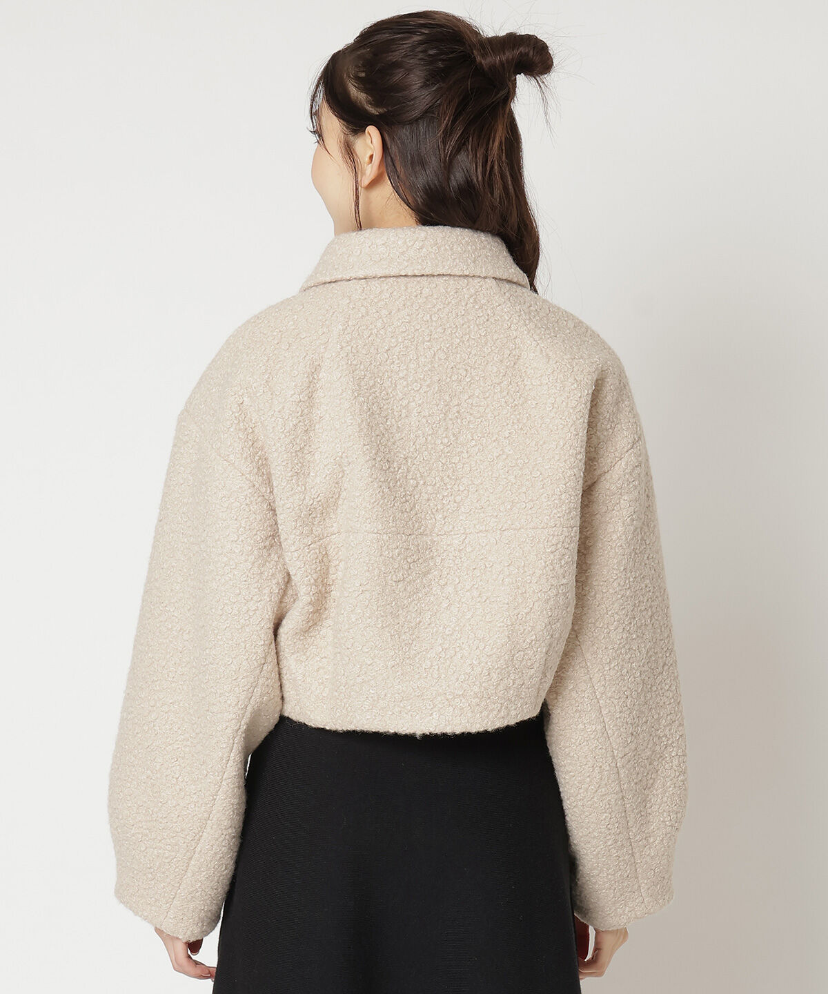 REDYAZEL「ブークレショートコート」|ステンカラーコート|