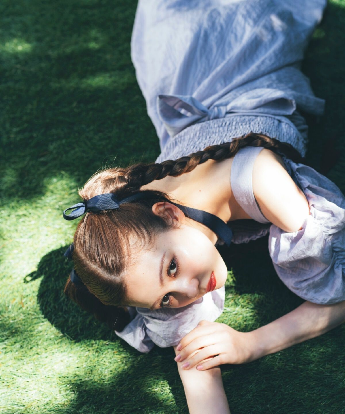 REDYAZEL「シャーリングフレアワンピース」|ワンピース|