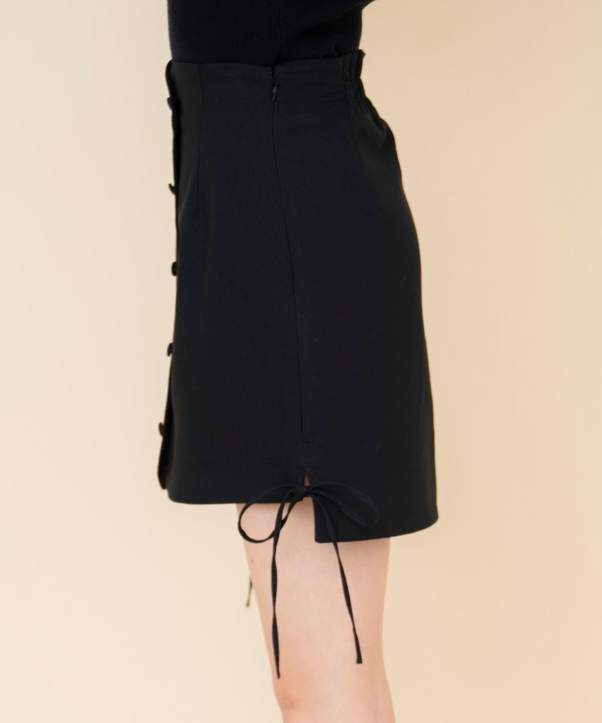 REDYAZEL「フロントボタンミニスカート」|台形|
