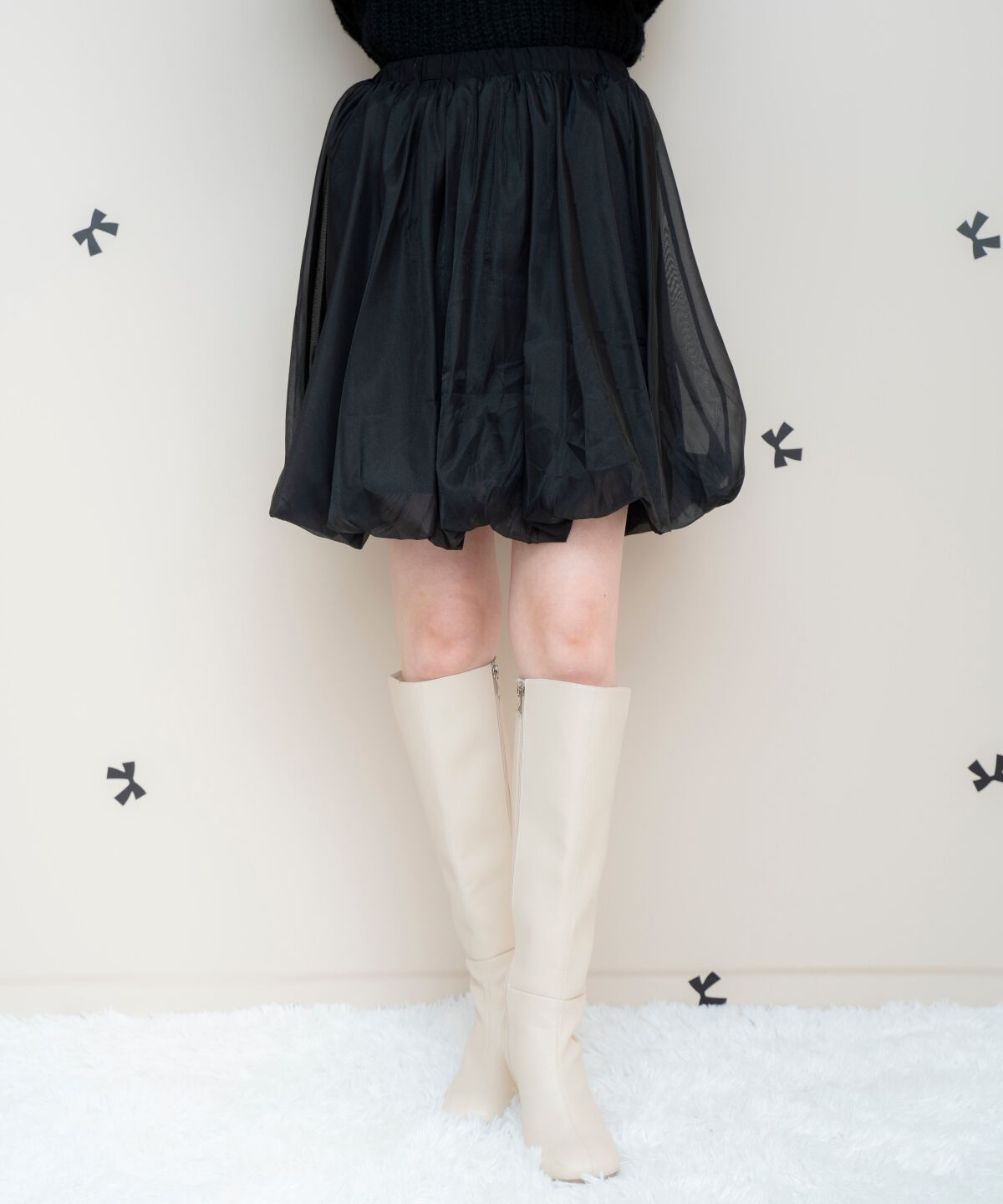 WILLSELECTION「ニットプルオーバー&times;バルーンスカートセット」|ワンピース|