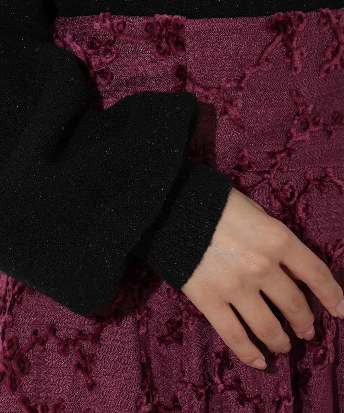 WILLSELECTION「ラメオフタートルニットプルオーバー」|ニット・セーター|