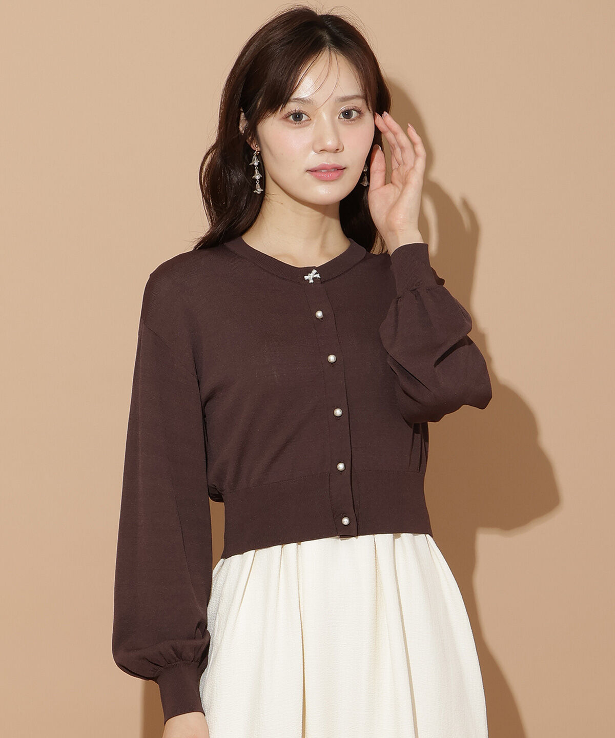 WILLSELECTION「クルーネックUVカーディガン」|カーディガン|