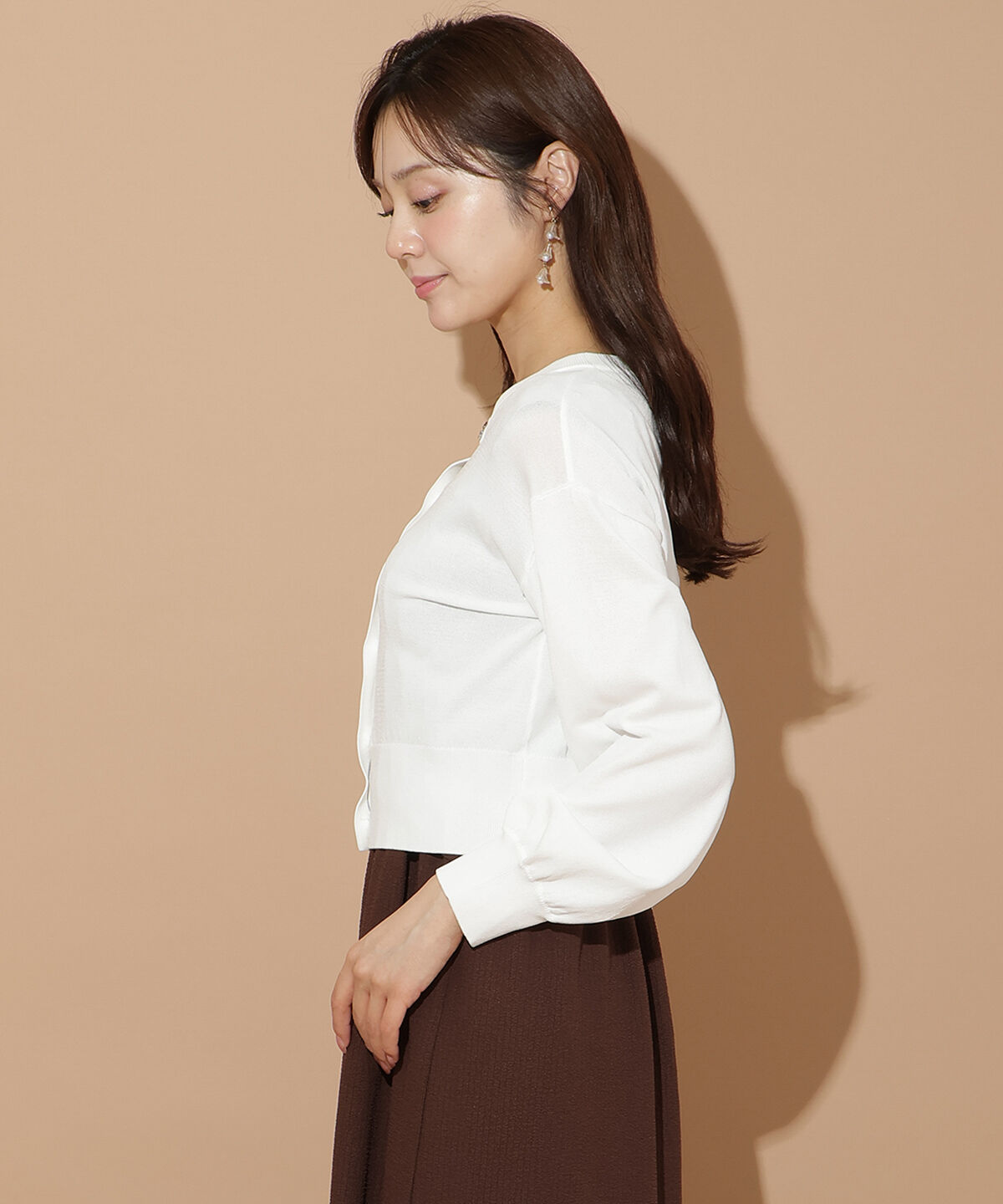 WILLSELECTION「クルーネックUVカーディガン」|カーディガン|