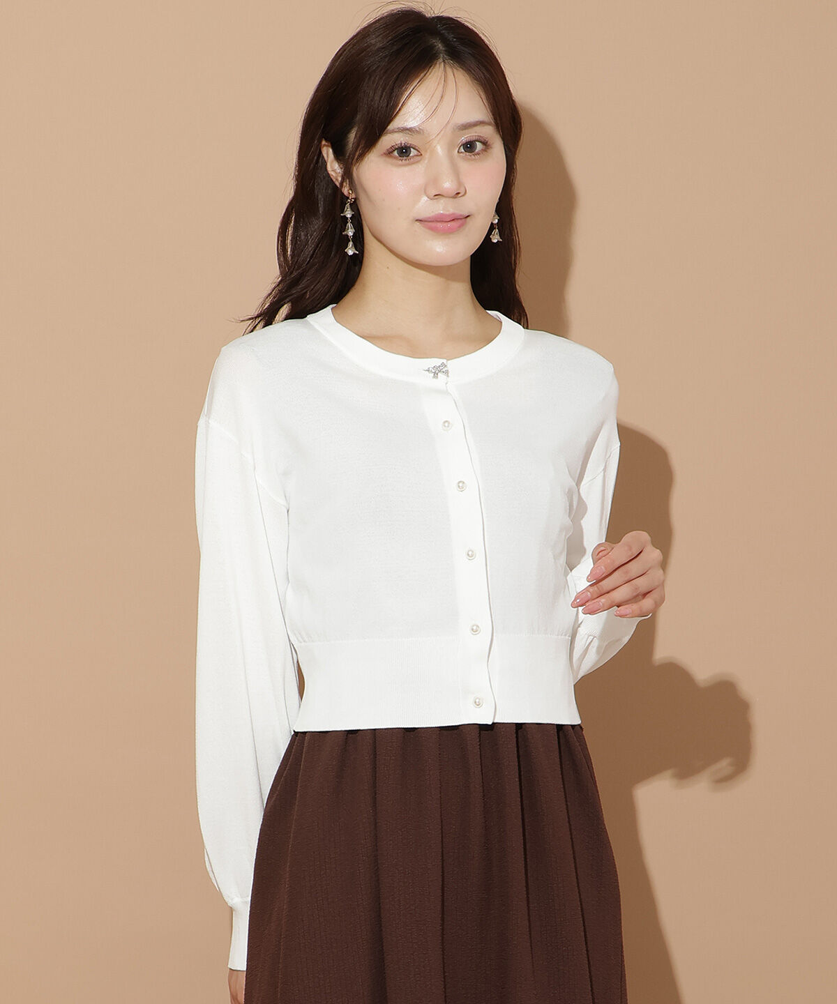 WILLSELECTION「クルーネックUVカーディガン」|カーディガン|