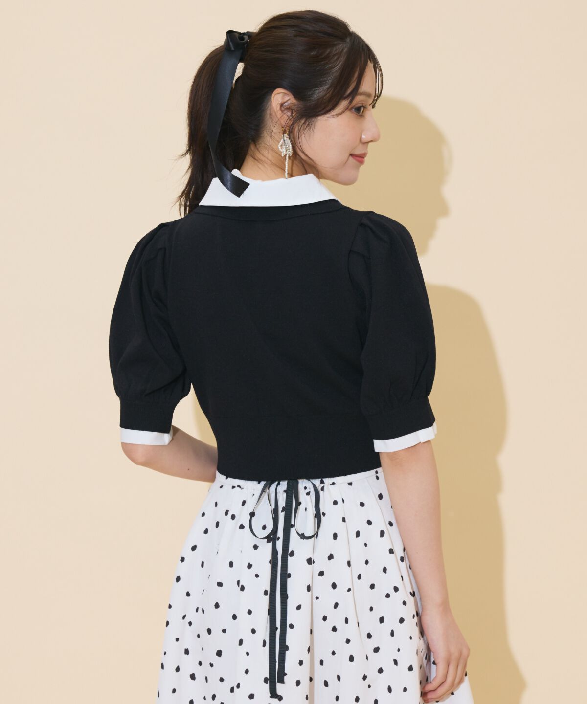 WILLSELECTION「レイヤードカラープルオーバー」|ニット・セーター|