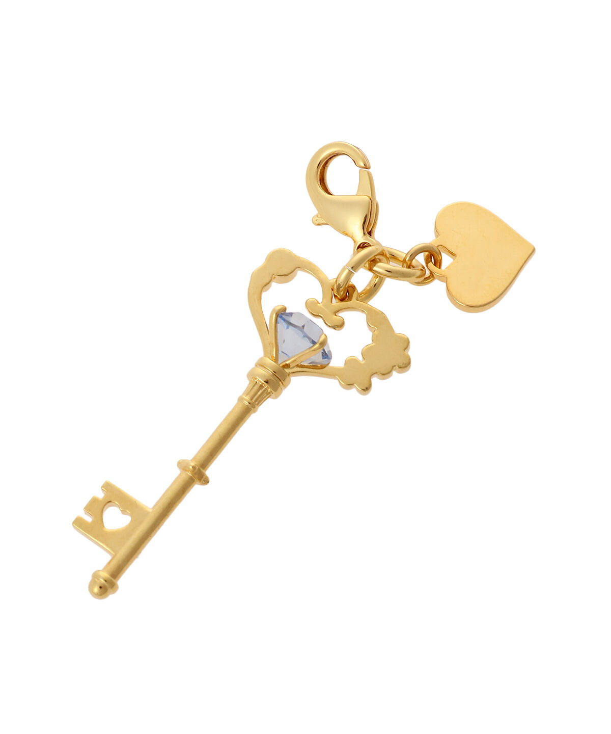 Samantha Thavasa Petit Choice「ダイヤハートファスナーチャーム」|チャーム・キーホルダー|