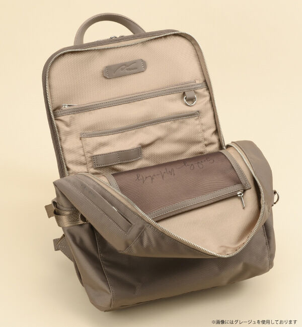 W&.Day/Night「W&.Day/Night | リッカ スクエアリュック A4サイズ 13.3インチPC収納 11712」|リュック|
