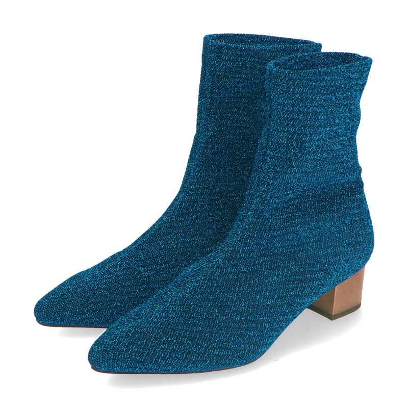 ORiental TRaffic「ラメニットブーツ/31415」|ショートブーツ|