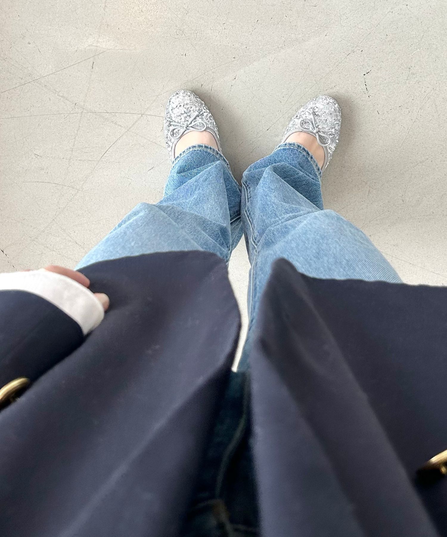 ORiental TRaffic「スパンコールバレエシューズ/41122」|パンプス|