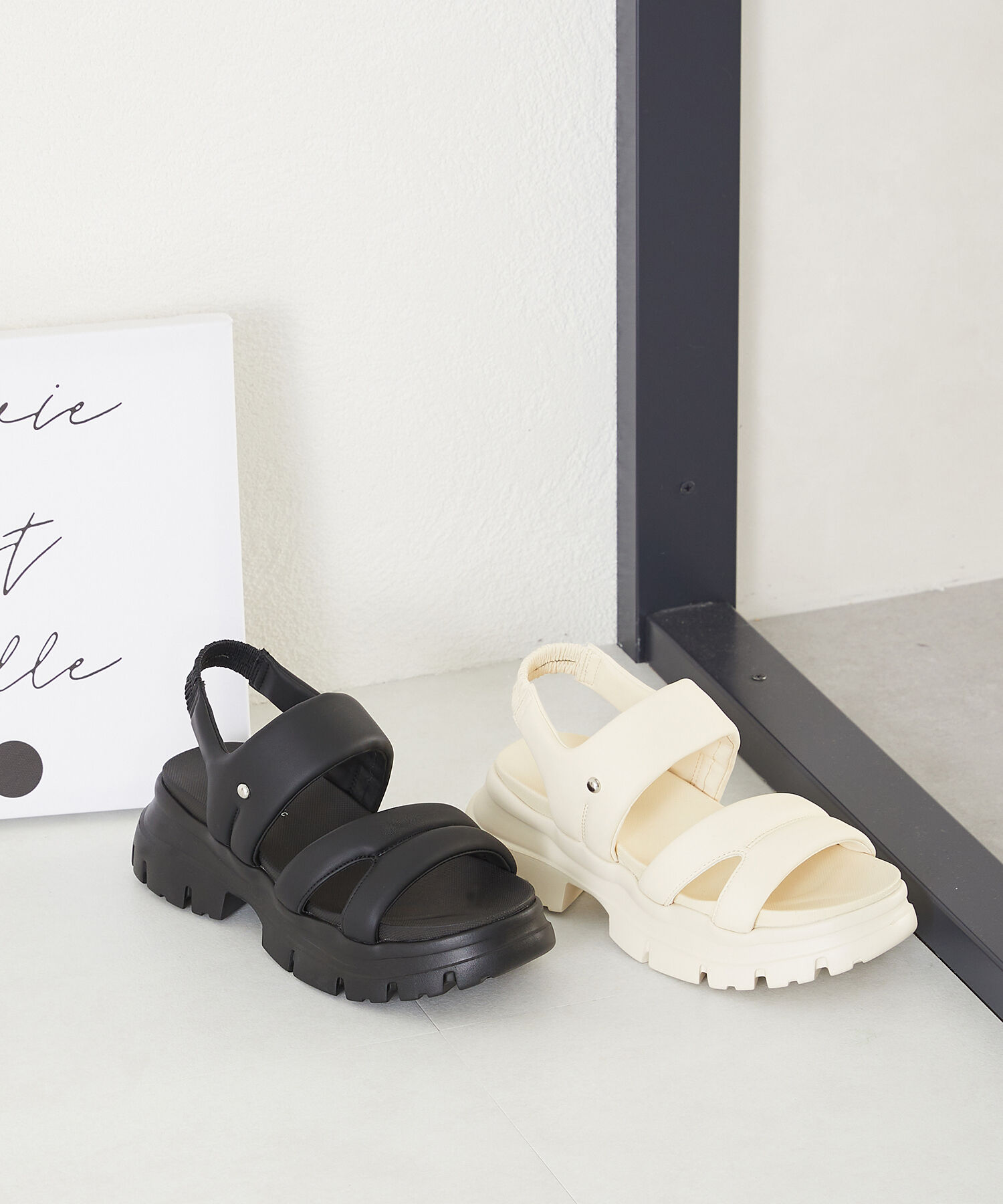 ORiental TRaffic「【アウトレット価格】パデットベルトスニーカーソールサンダル/41216 サンダル 人気 売れてる 厚底」|サンダル|