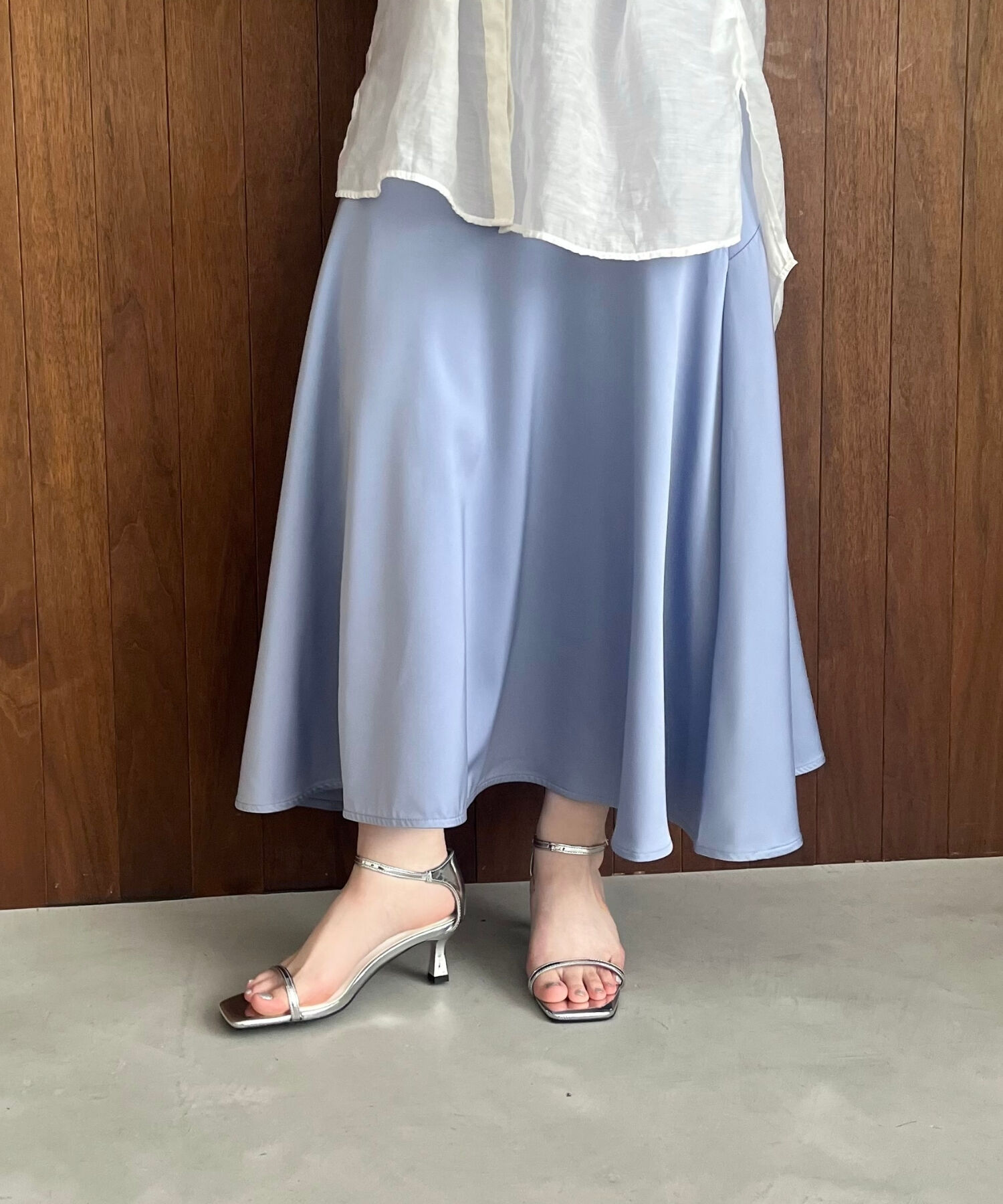 ORiental TRaffic「【WEB限定】ナローストラップヒールサンダル/31292 サンダル 人気 売れてる トレンド ヒール6.5cm」|サンダル|