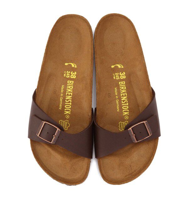 BIRKENSTOCK「【ビルケンシュトック】マドリッド/ダークブラウン ビルコフロー/サンダル レディース/MADRID」|サンダル|