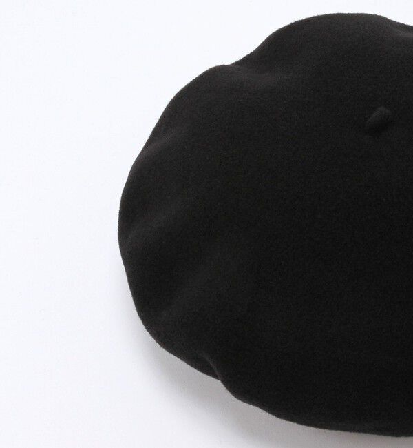 LAULHERE「【ロレール】カンパン 11型/ブラック ウール/ベレー メンズ レディース/CAMPAN」|ハンチング・ベレー帽|