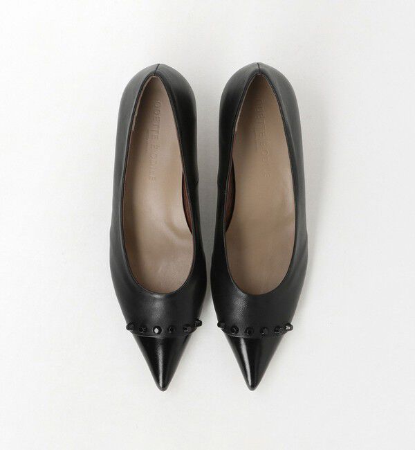 ODETTE E ODILE「トラペーズスタッズ パンプス45&uarr;」|パンプス|