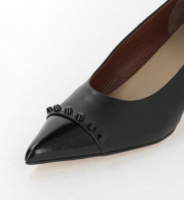 ODETTE E ODILE「トラペーズスタッズ パンプス45&uarr;」|パンプス|