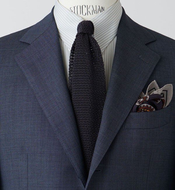 UNITED ARROWS「＜ARCURI＞ ニット ネクタイ」|ネクタイ・蝶ネクタイ|DK.GRAY