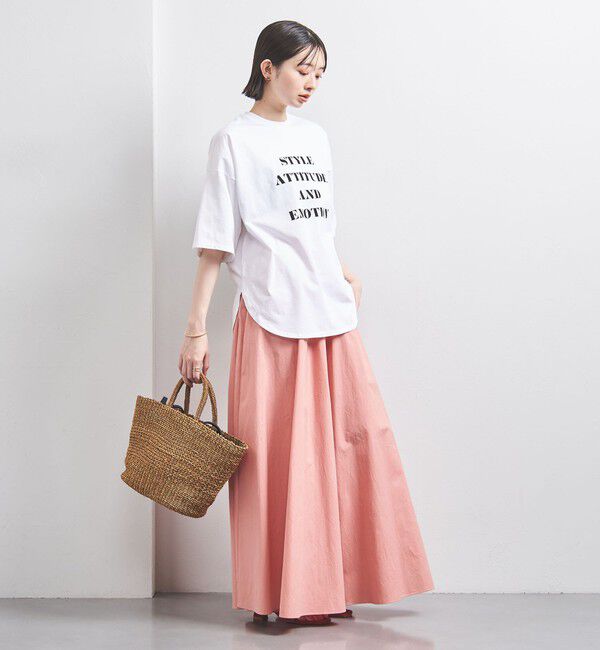UNITED ARROWS「＜SACRA＞メッセージプリント Tシャツ」|Tシャツ・カットソー|