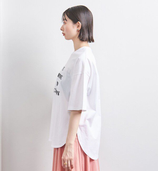 UNITED ARROWS「＜SACRA＞メッセージプリント Tシャツ」|Tシャツ・カットソー|