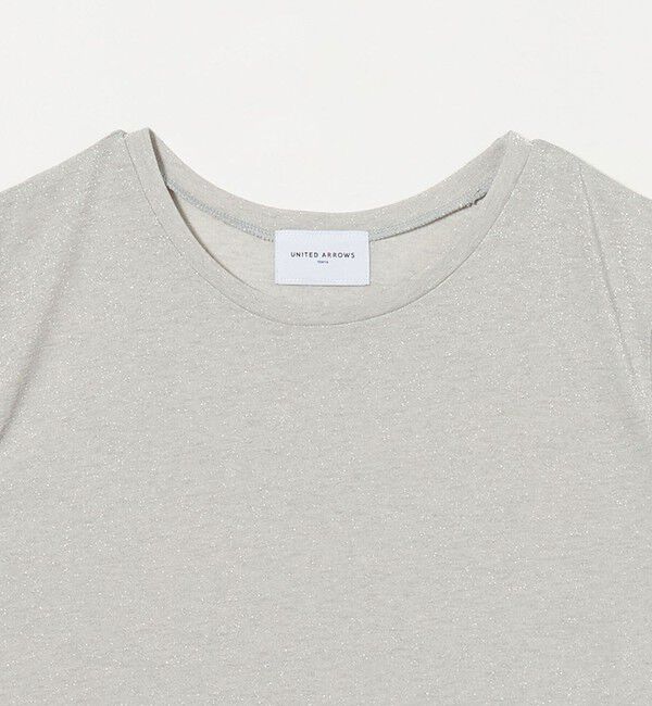 UNITED ARROWS「ラメ ノースリーブ カットソー」|Tシャツ・カットソー|