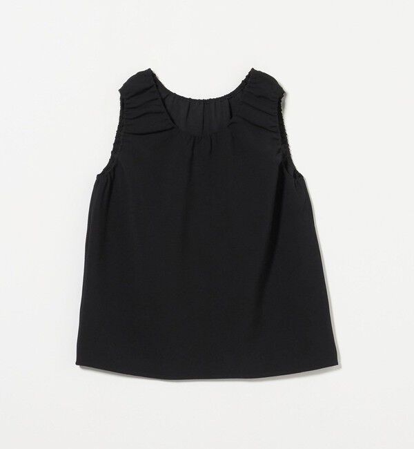 UNITED ARROWS「COMFY ギャザーノースリーブブラウス -吸水速乾 UVカット ウォッシャブル-」|シャツ・ブラウス|