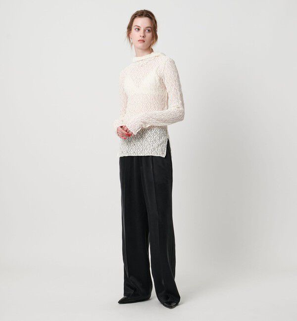 ASTRAET「＜ASTRAET＞レース  フーデッドカットソー」|Tシャツ・カットソー|