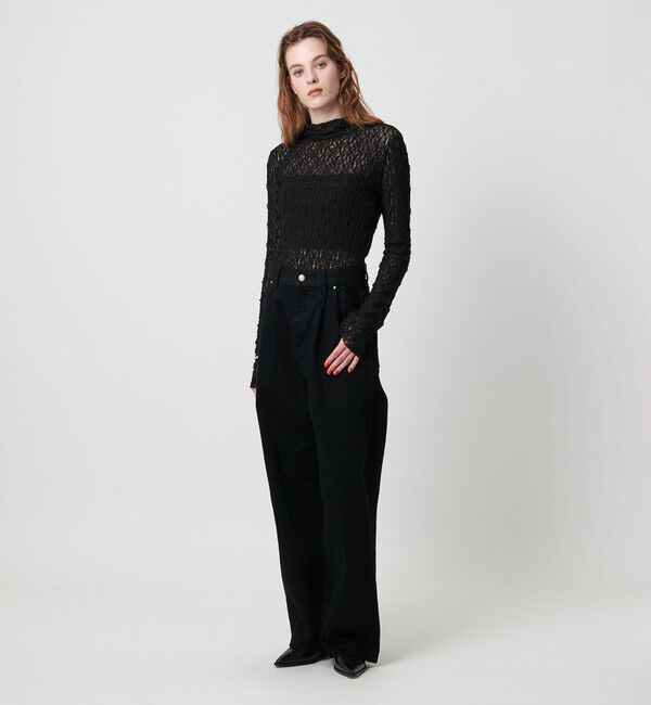 ASTRAET「＜ASTRAET＞レース  フーデッドカットソー」|Tシャツ・カットソー|