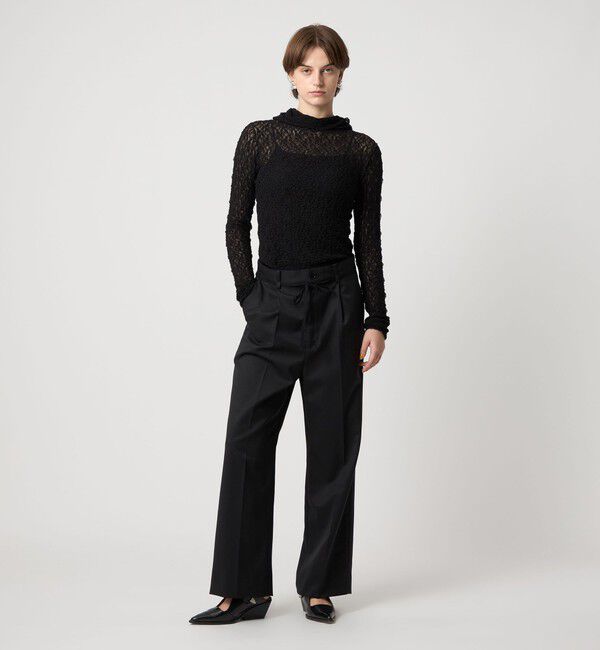 ASTRAET「＜ASTRAET＞レース  フーデッドカットソー」|Tシャツ・カットソー|