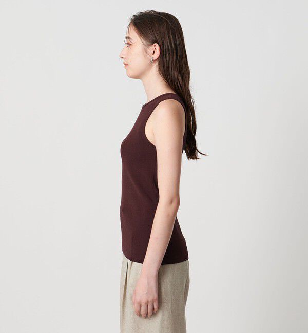 UNITED ARROWS「カップ付き ニットアメリカンスリーブタンクトップ」|タンクトップ|