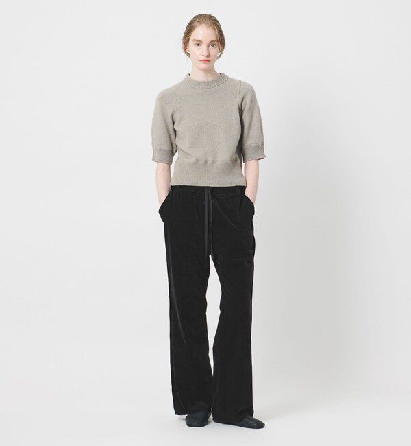 AEWEN MATOPH「＜AEWEN MATOPH＞ウールセーブルミックス5分袖ニット」|ニット・セーター|BEIGE