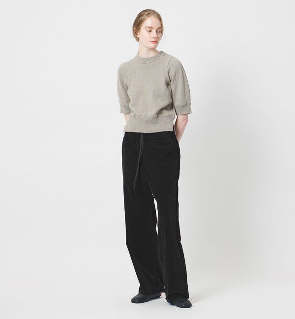 AEWEN MATOPH「＜AEWEN MATOPH＞ウールセーブルミックス5分袖ニット」|ニット・セーター|