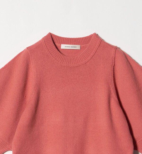 AEWEN MATOPH「＜AEWEN MATOPH＞ウールセーブルミックス5分袖ニット」|ニット・セーター|